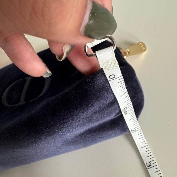 New Christian Dior Velvet Makeup Bag Navy - Picture 8 of 9